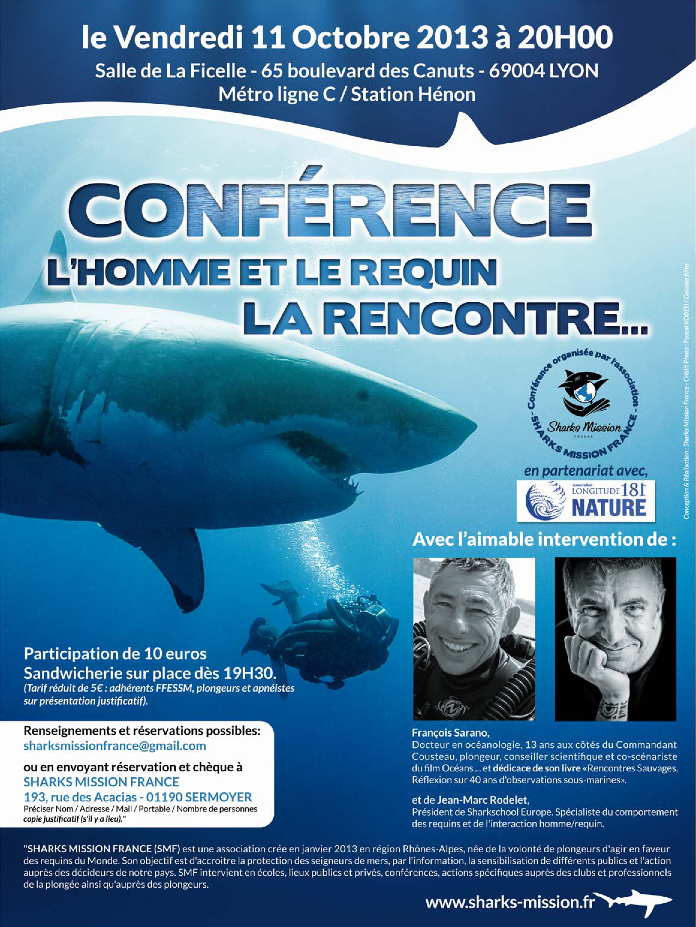 rencontre avec un requin geant